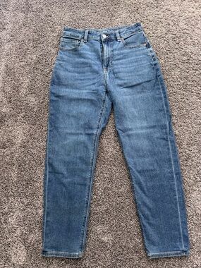 American Eagle Outfitters Straight-Leg Jeans in Medium Blue